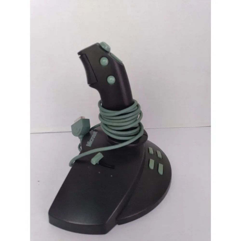 Vintage Retro Gaming Joystick‎ Controller Serial Port DB9 PC Flight Simulator